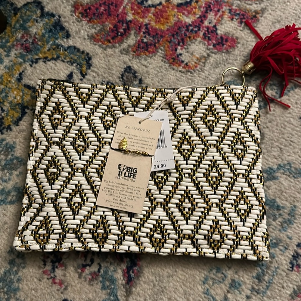 Quagga green label // make up or storage pouch for purse